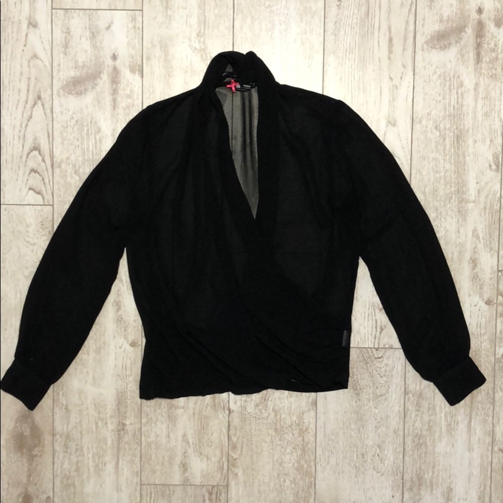 Sinequanone paris transparent long sleeve blouse S